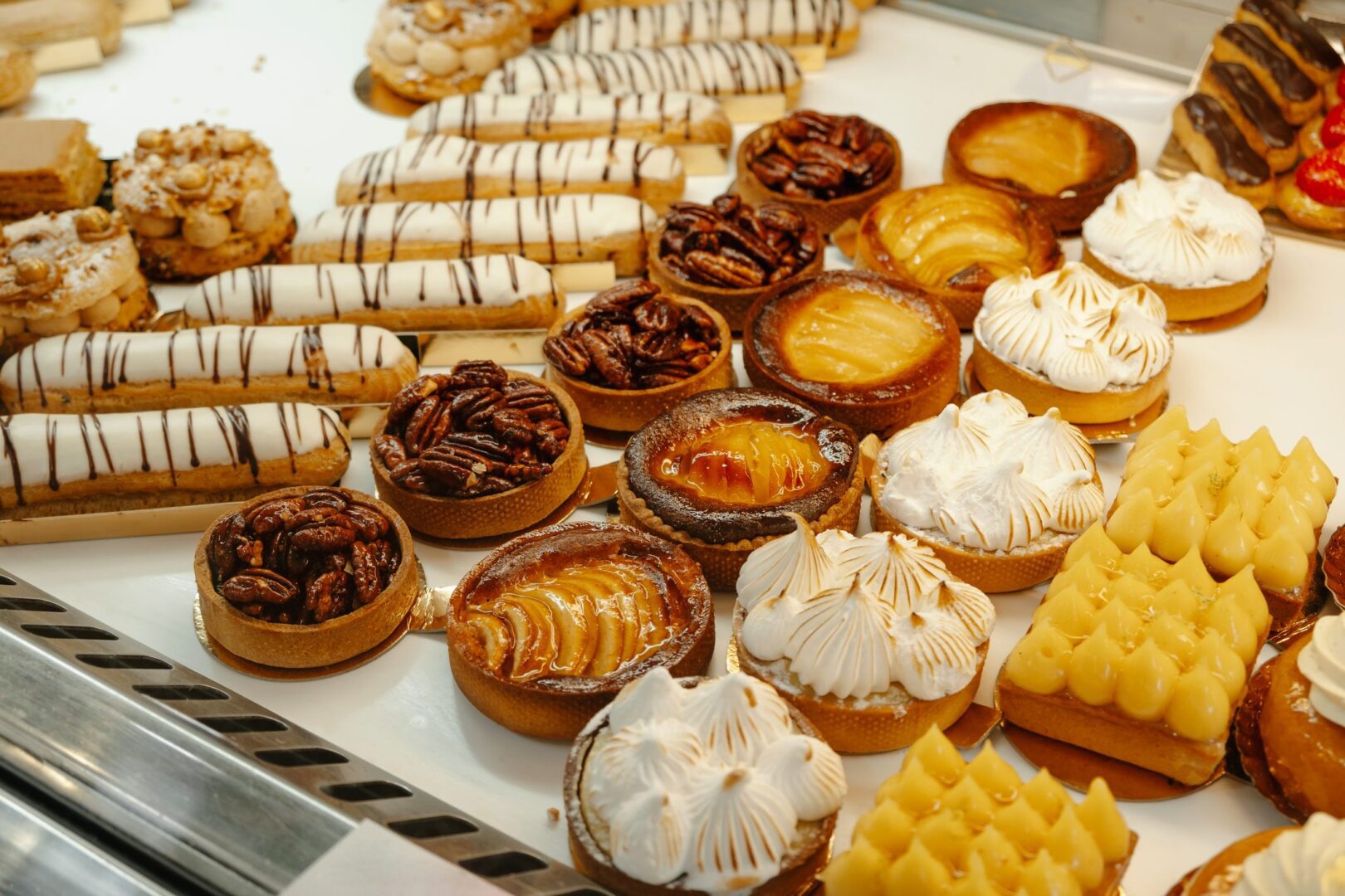 Variety of delicious pastries